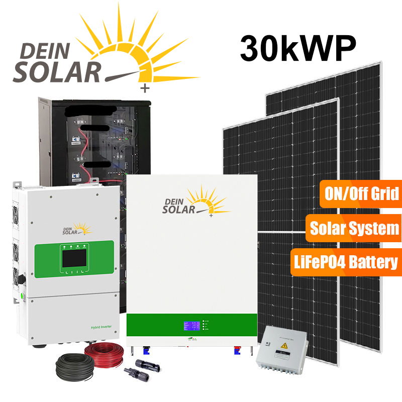 30kwp DeinSolar Anlage mit 10KW Peak Batterie